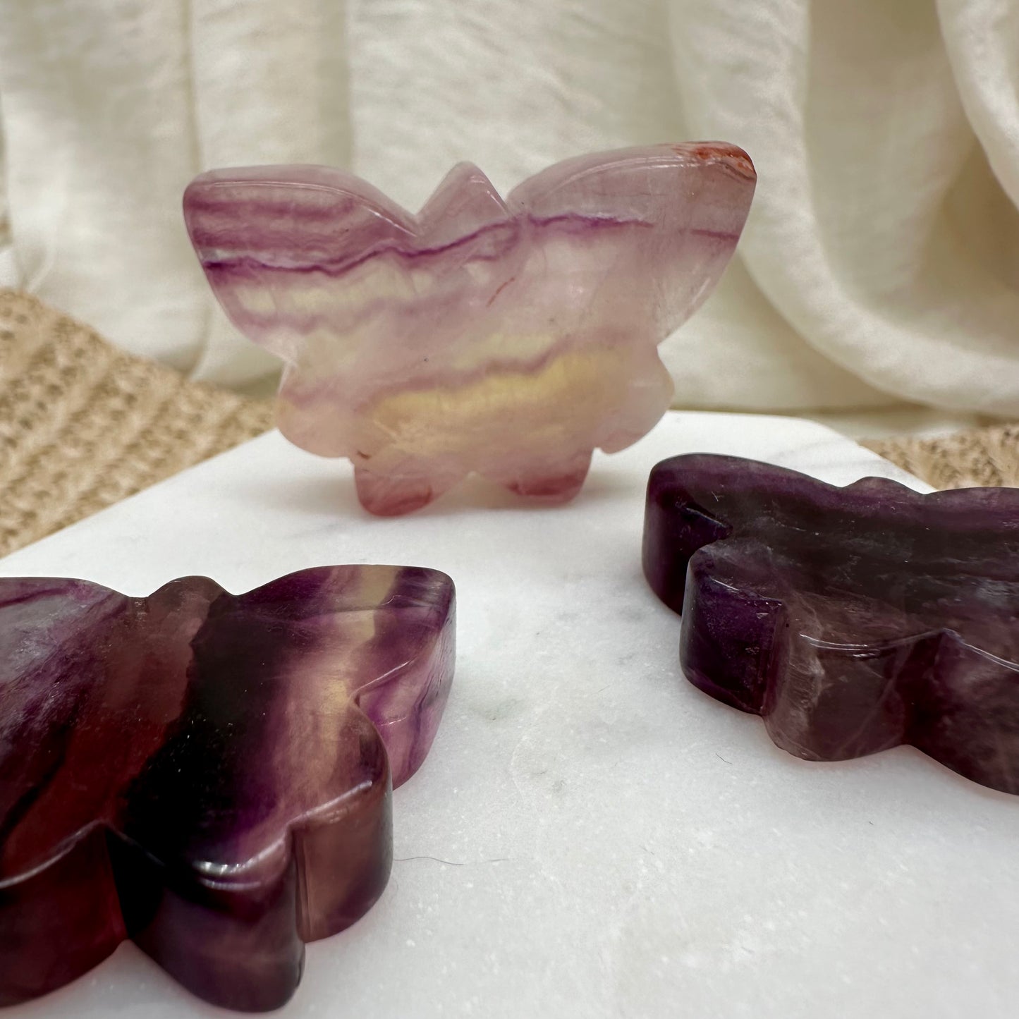 Regenbogen Fluorit Schmetterling