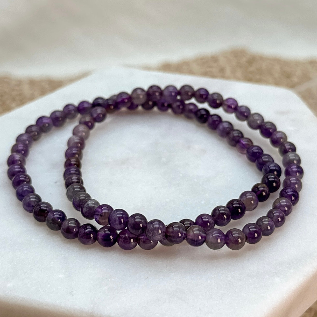 Amethyst Armband 4 mm