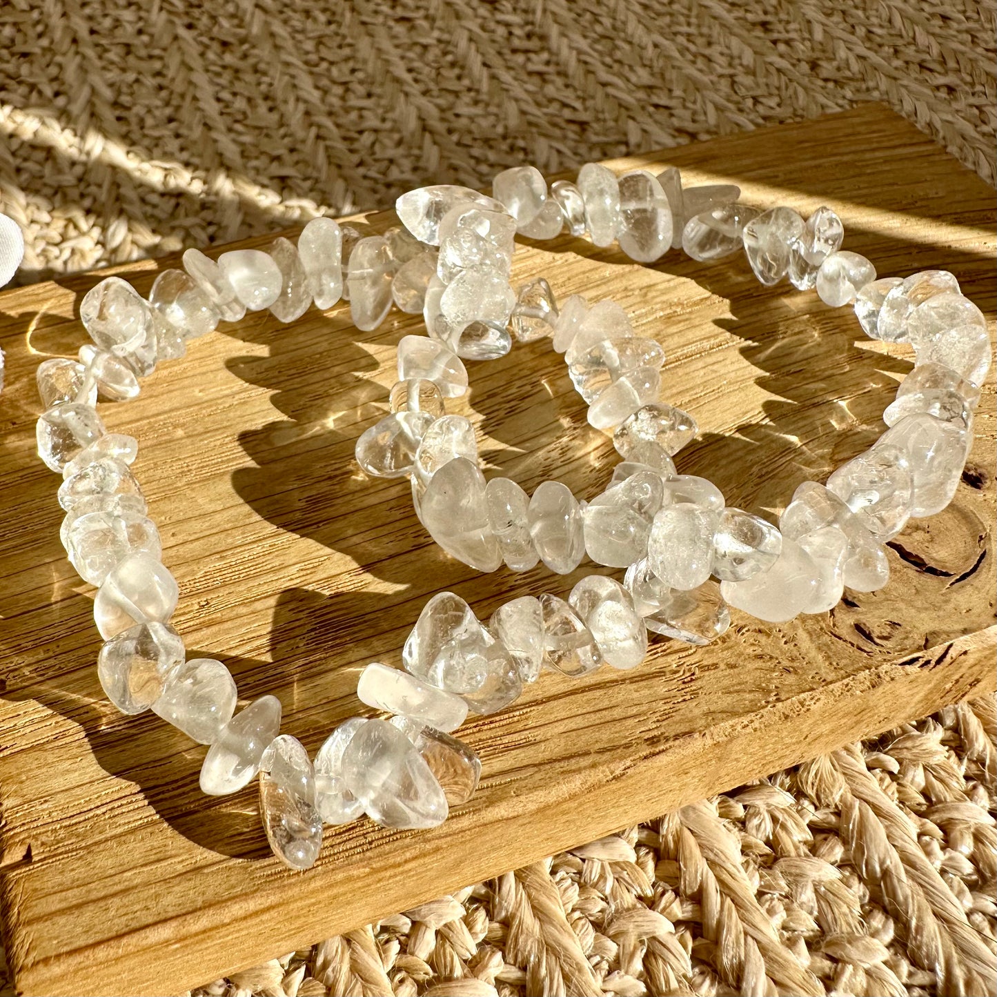 Bergkristall Splitterarmband