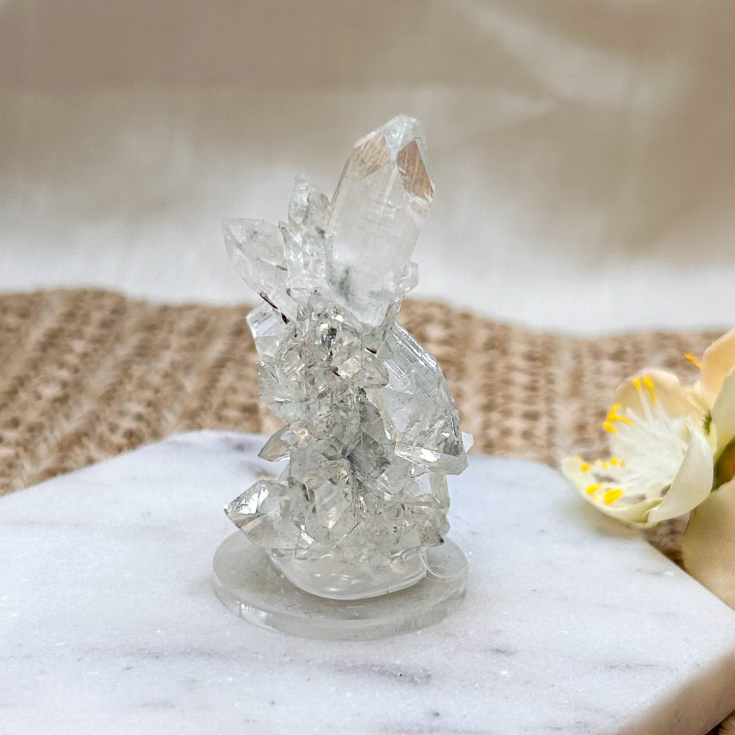 HQ Apophyllit Rohstein klar auf Stand