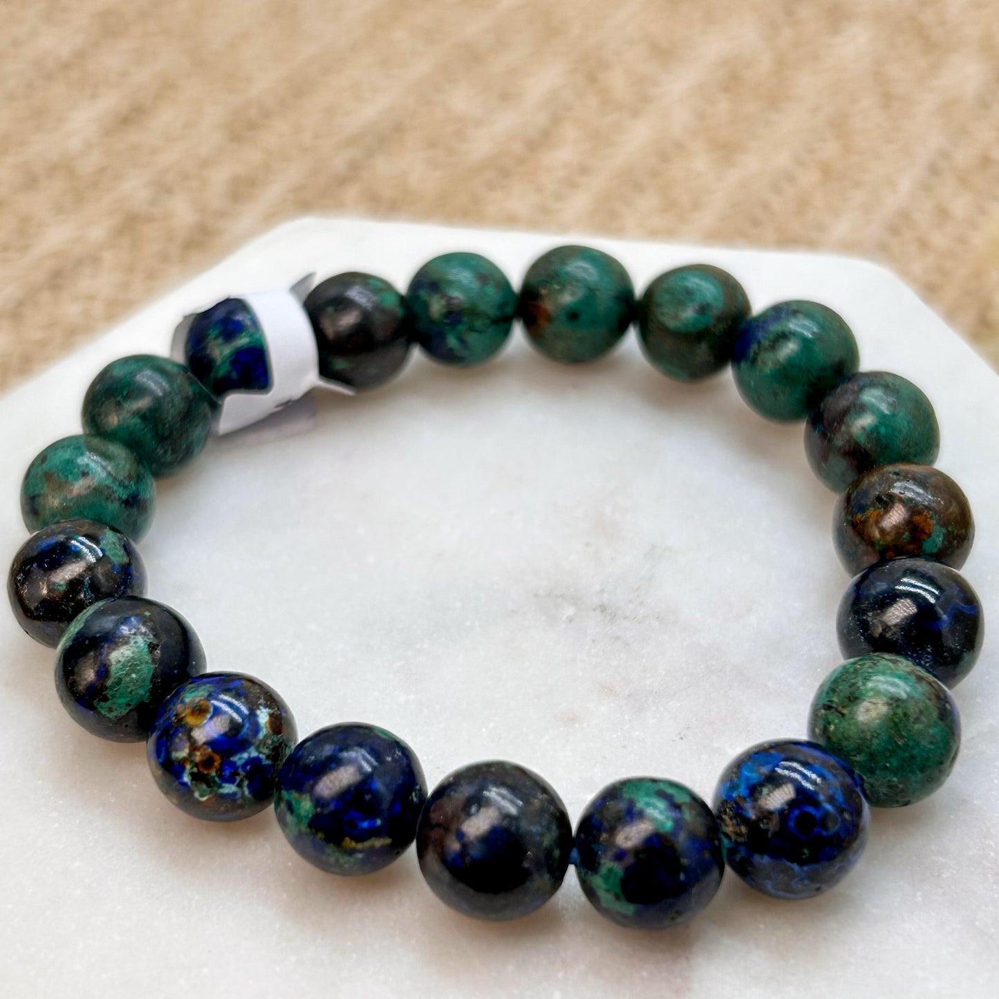 Azurit / Malachit Armband 10 mm