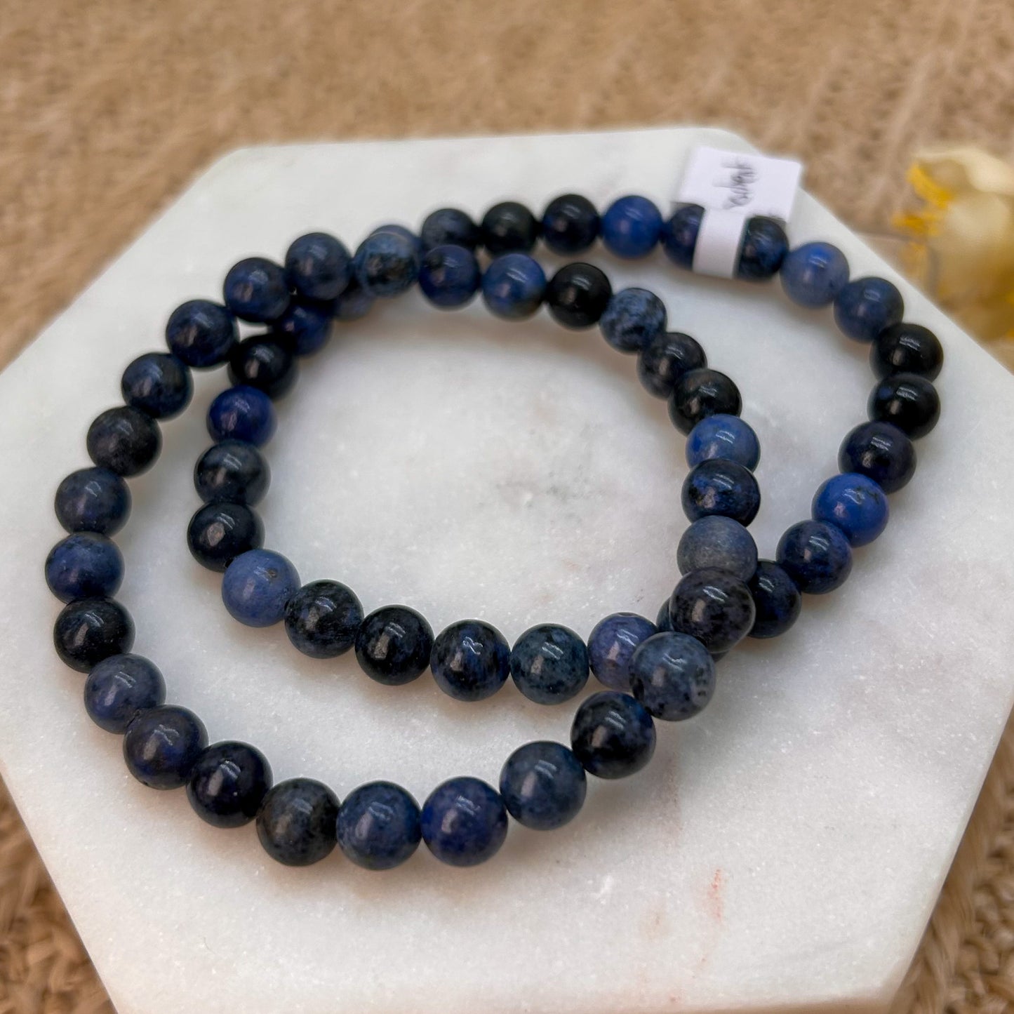 Dumortierit Armband 6 - 6,5 mm