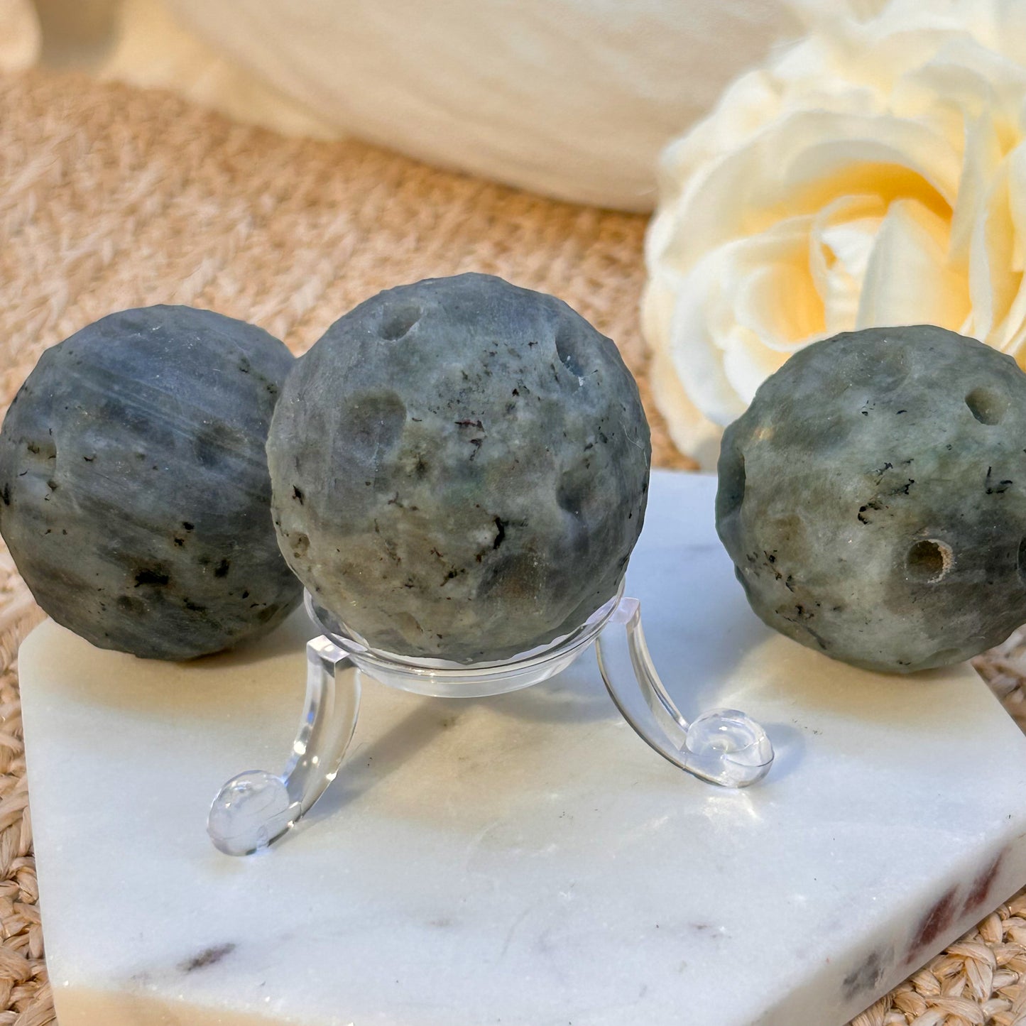 Labradorit Mond Gravur matt