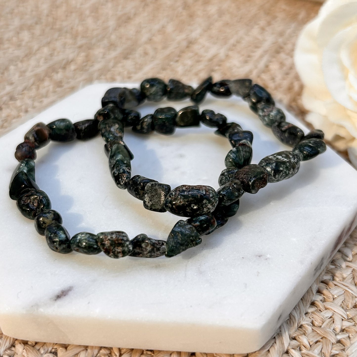 Seraphinit Nugget Armband