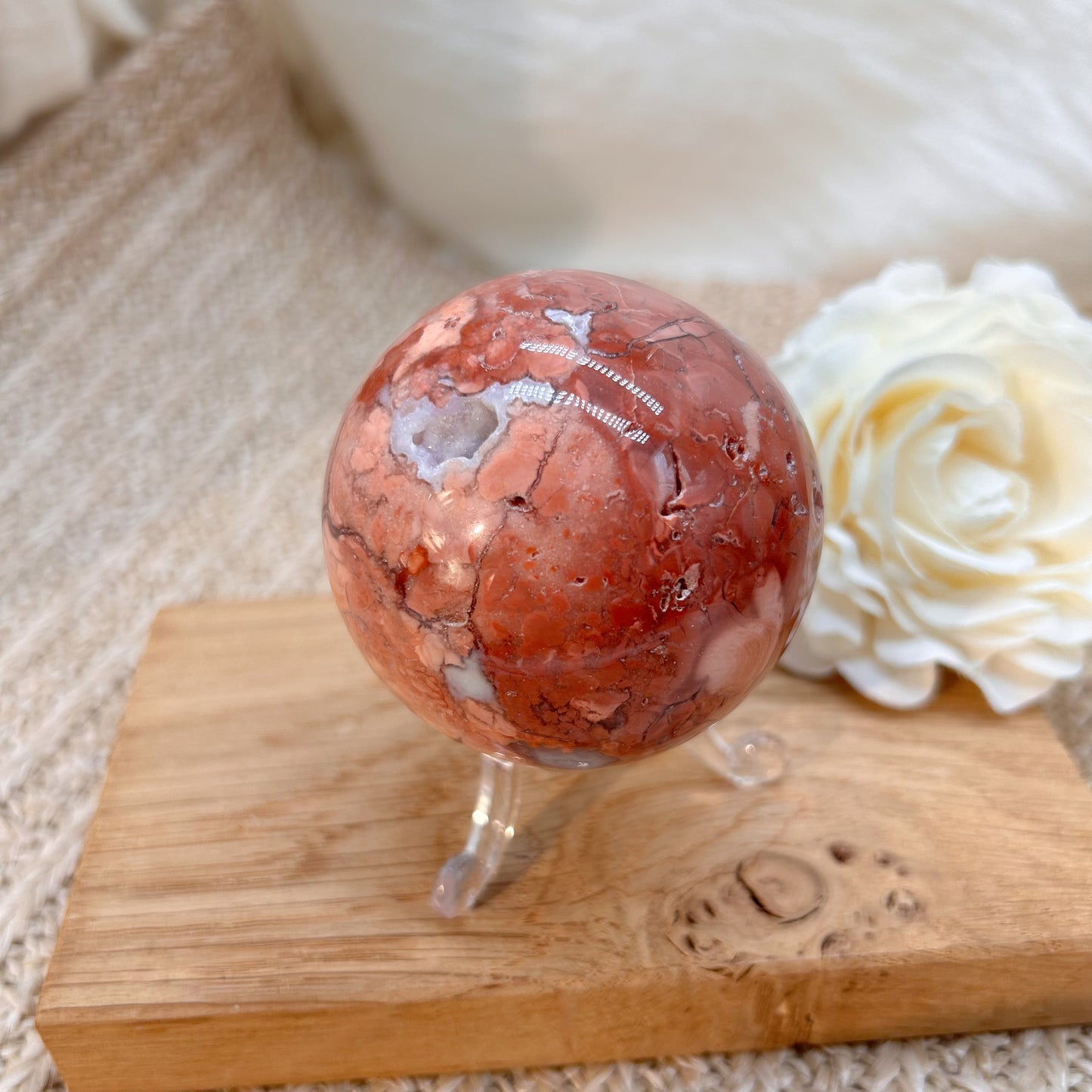 Cotton Candy Achat Kugel 6 cm