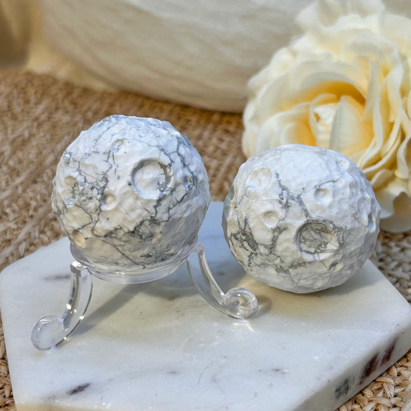 Magnesit Mond Gravur matt