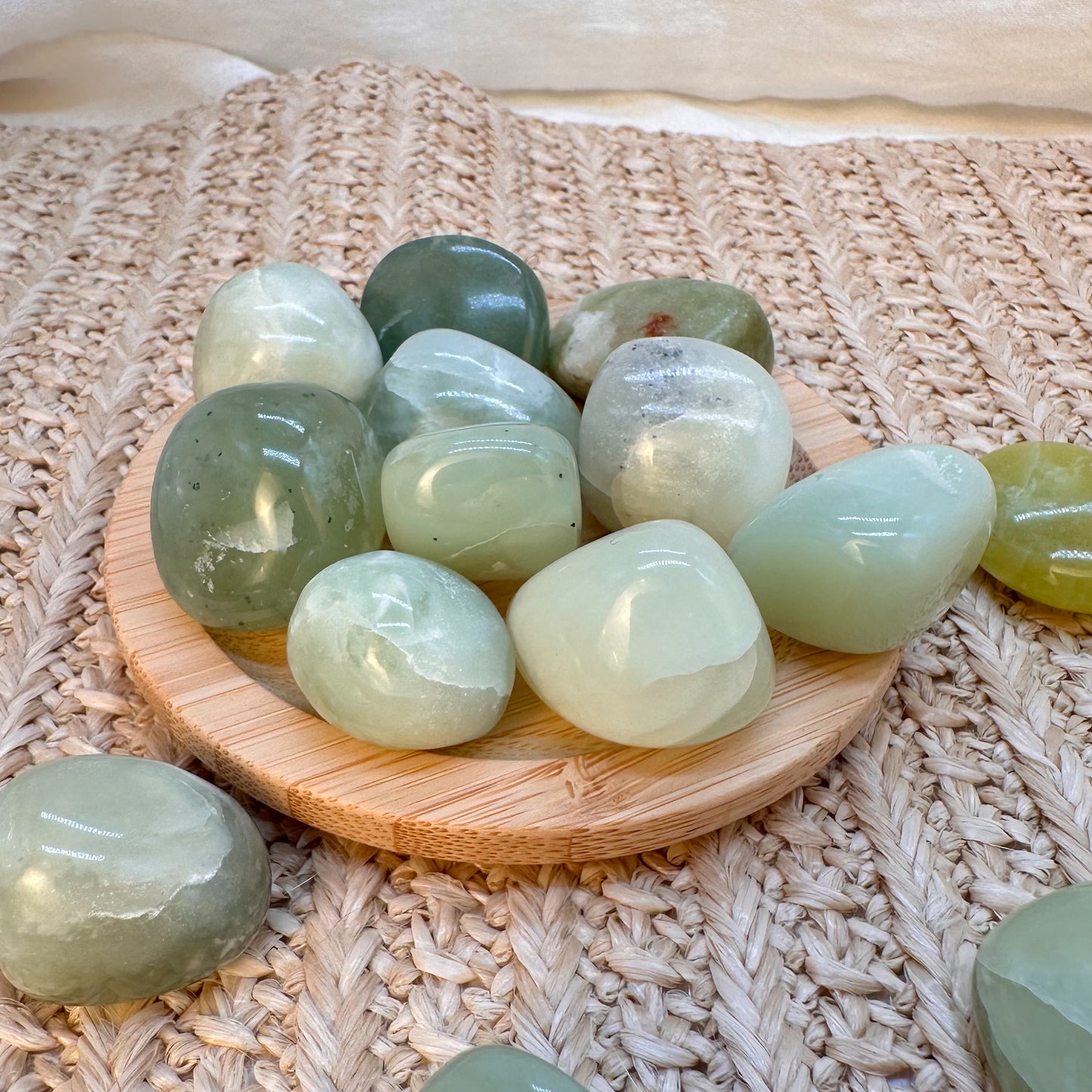 Chinesische Jade Trommelstein
