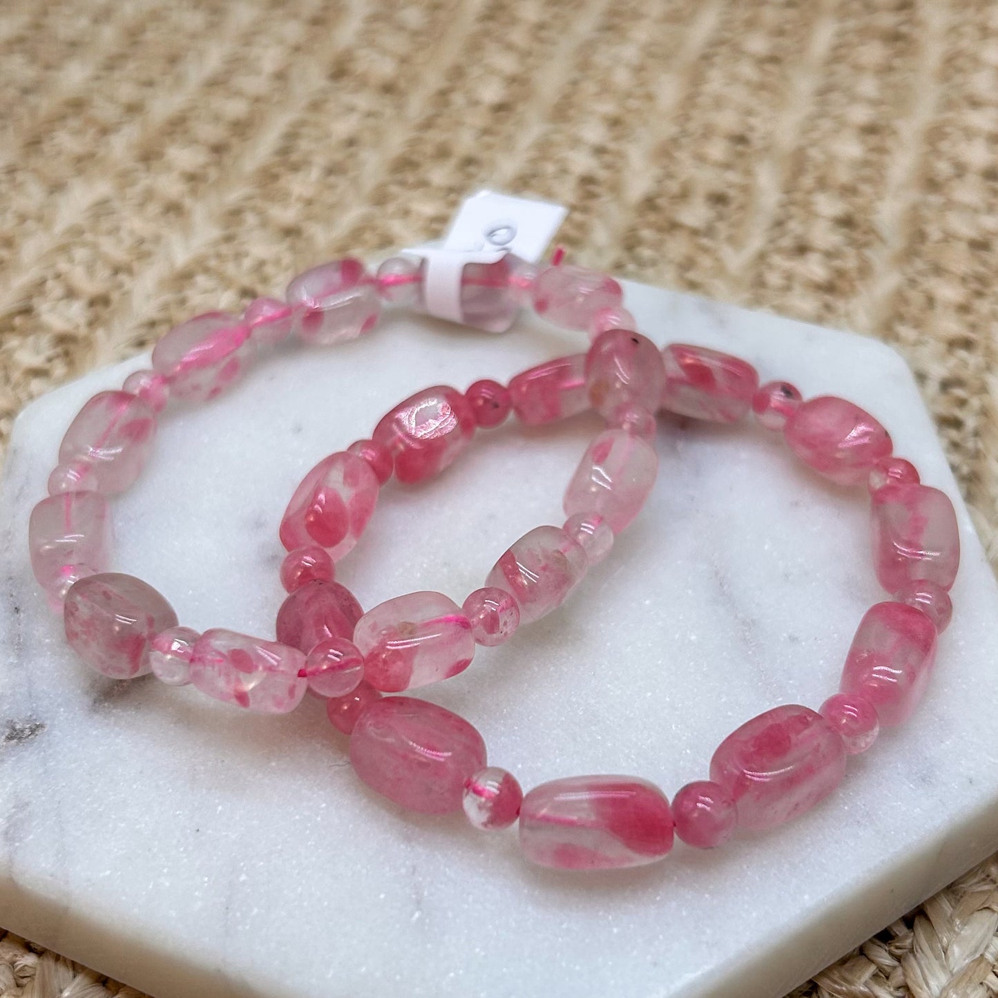 Icy Rhodonit Armband