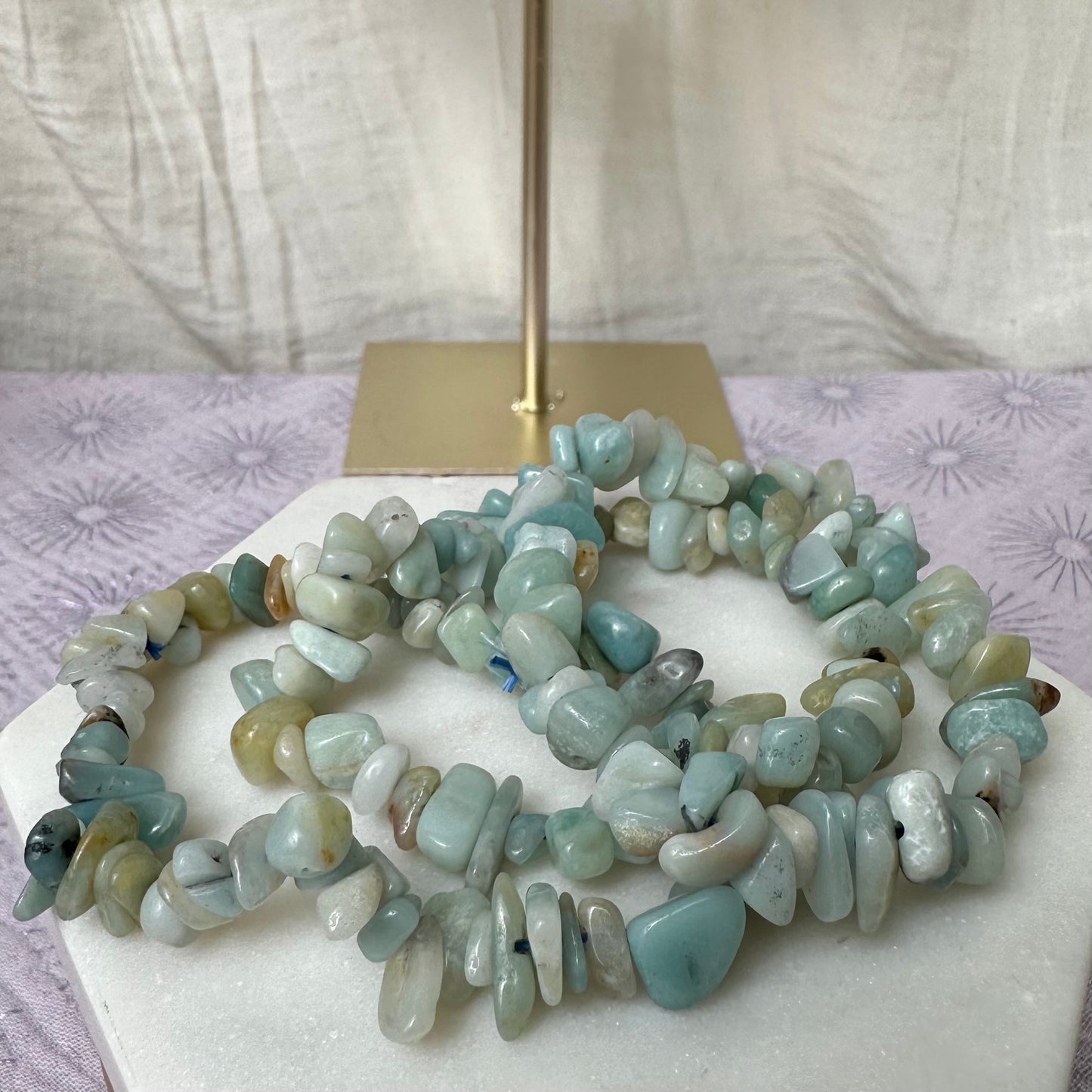 Amazonit Splitterarmband