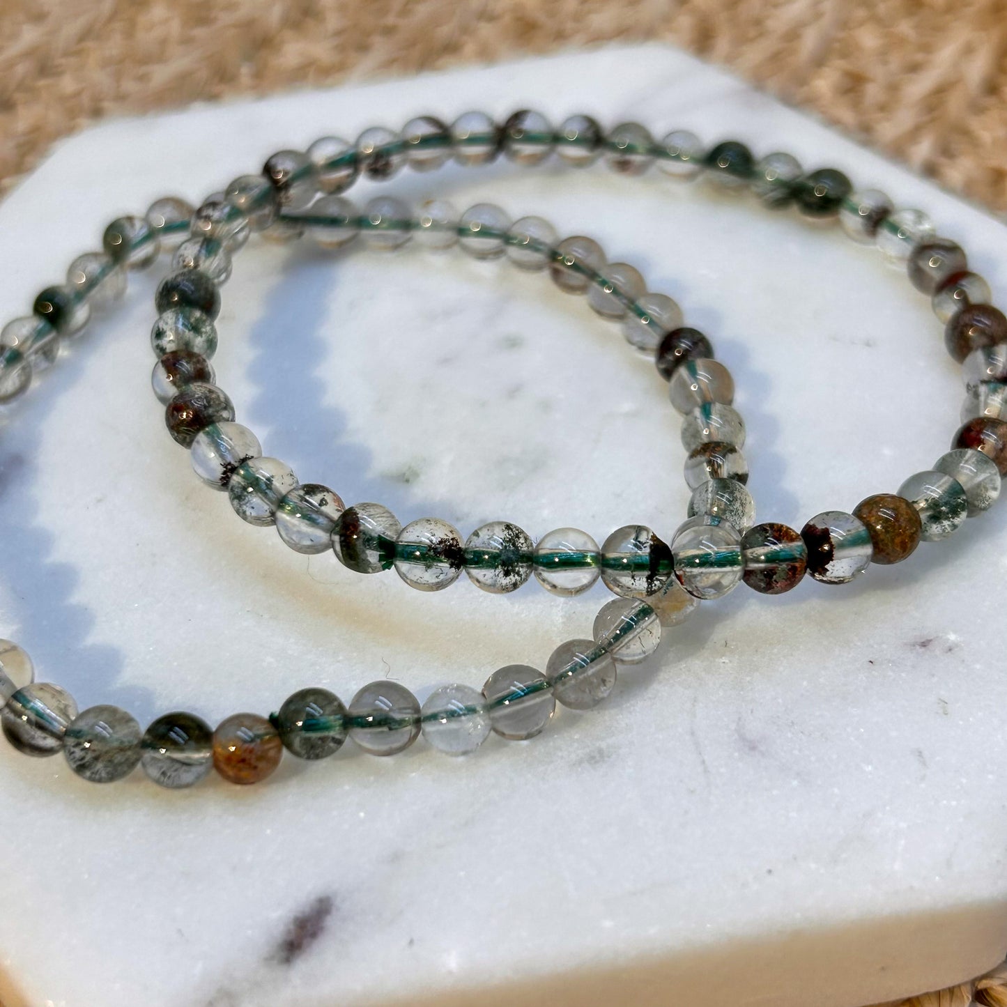 Gartenquarz Armband 4 mm