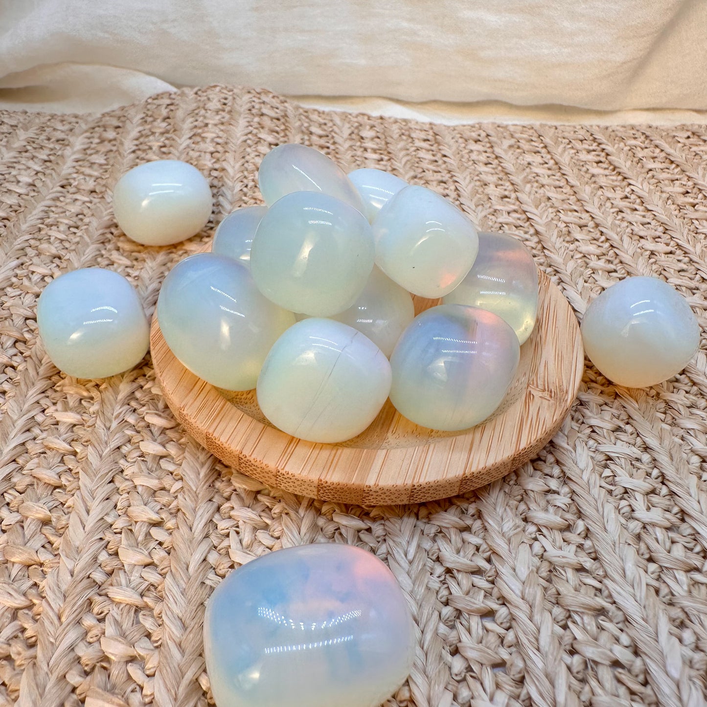 Opalit (synthetisch) Trommelstein