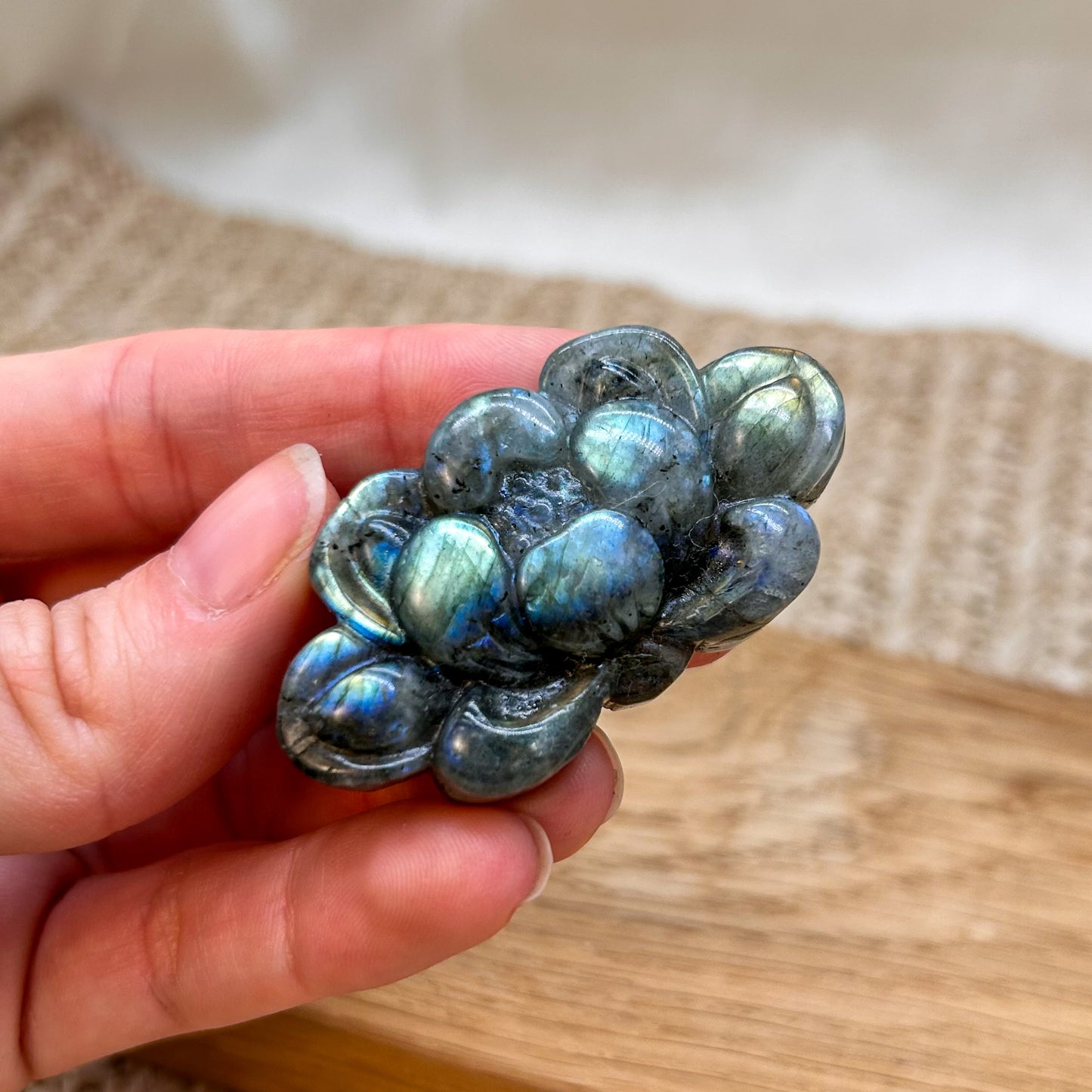 Labradorit Lotus Blume