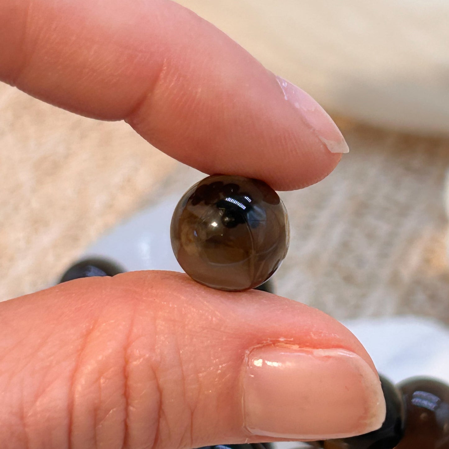 Kleine Rauchquarz Kugel