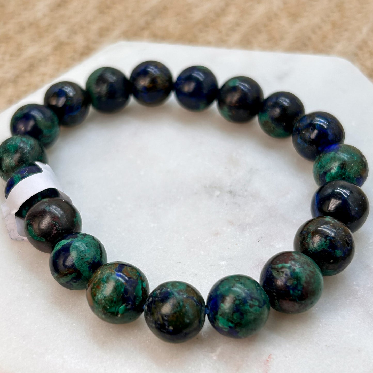 Azurit / Malachit Armband 10 mm