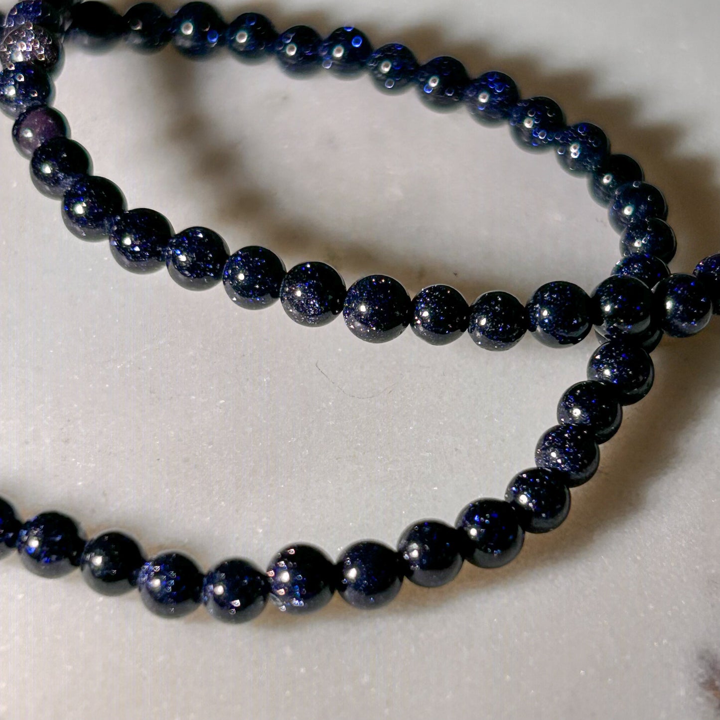 Blaufluss Armband Perle 4 mm