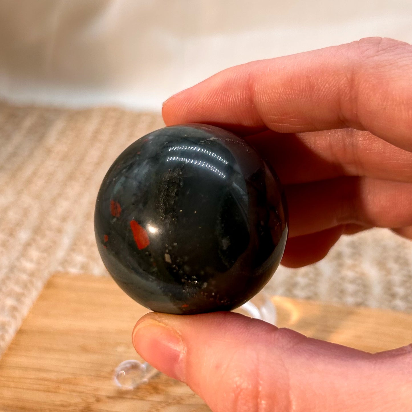 Afrikanischer Blutstein Kugel