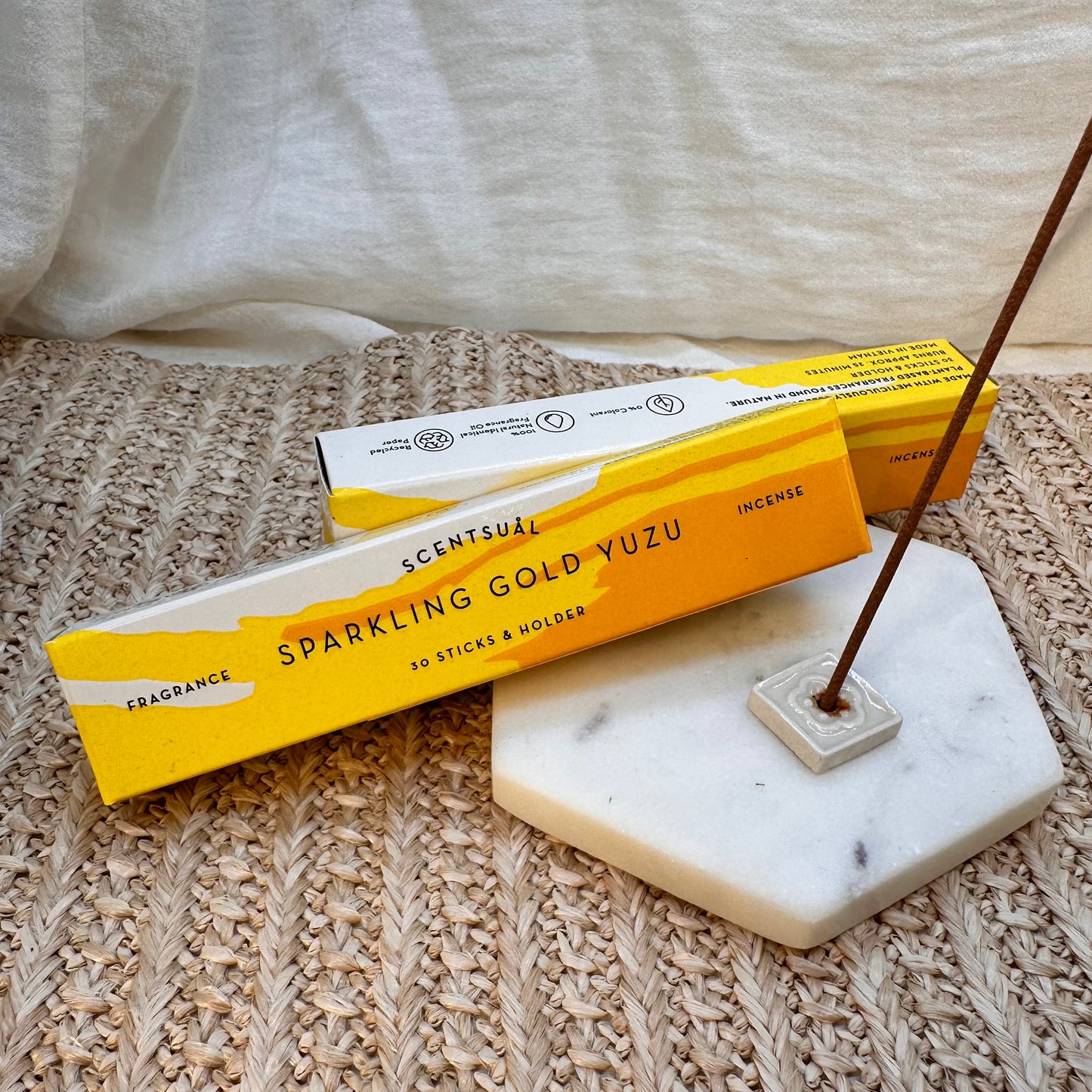 Gold Yuzu natürliche Räucherstäbchen