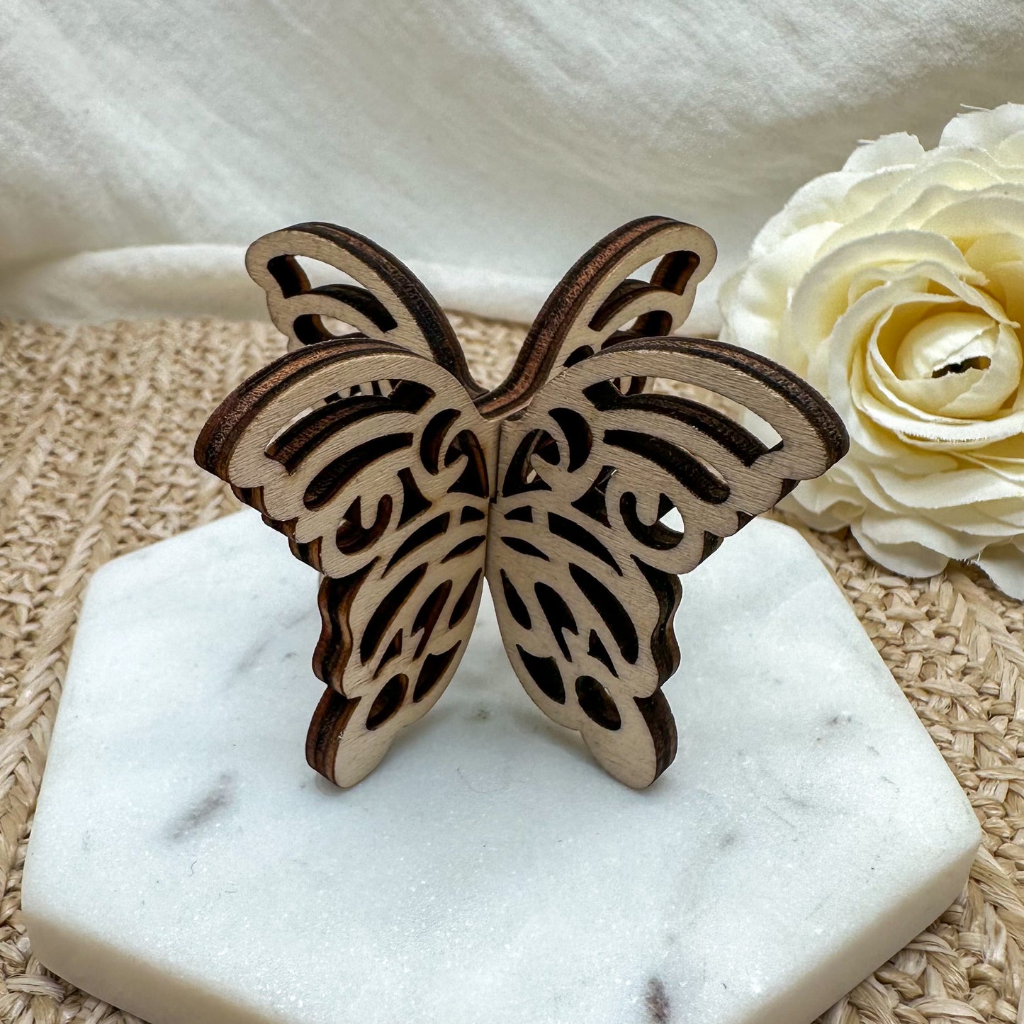 Schmetterling Kugelhalter Holz