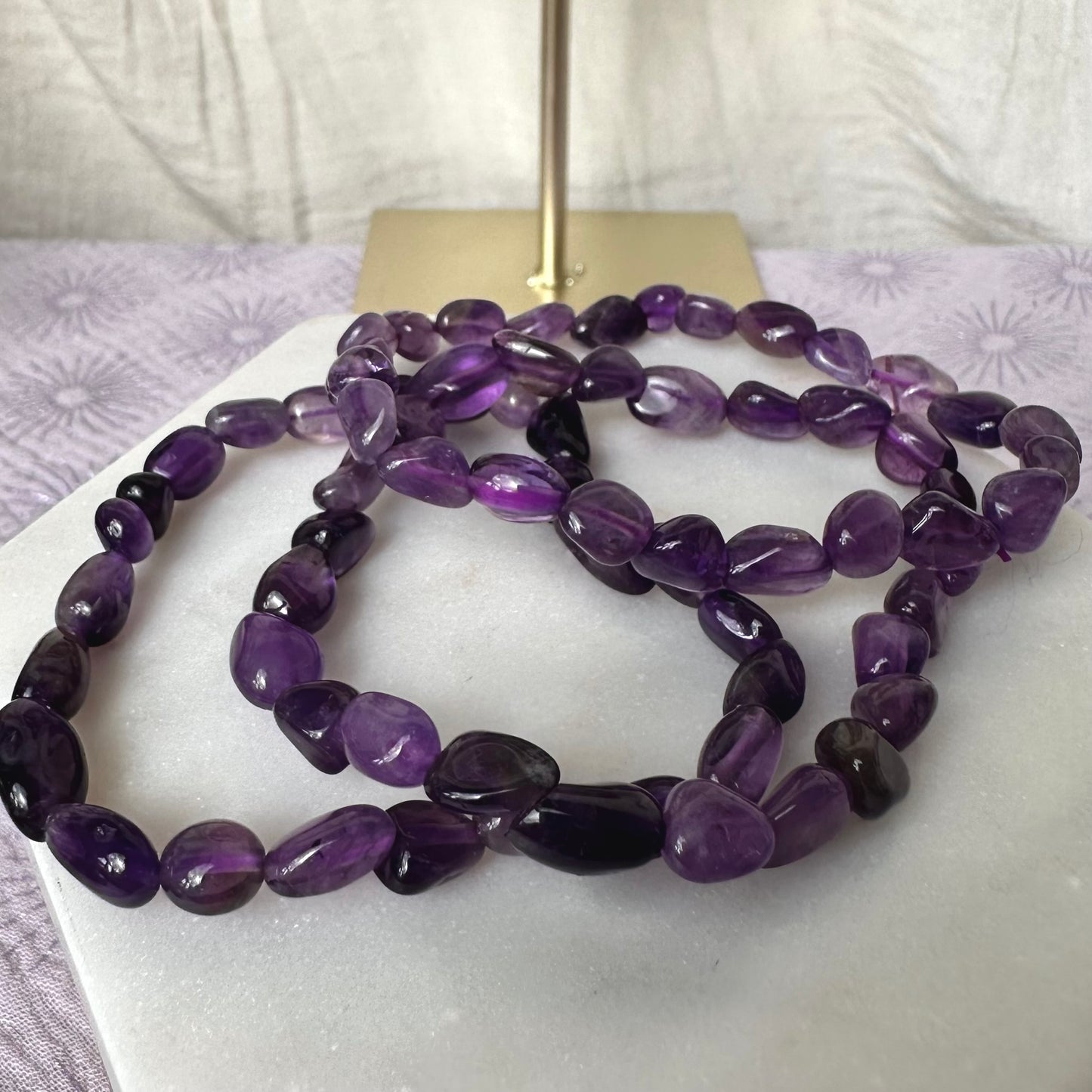 Amethyst Nugget Armband