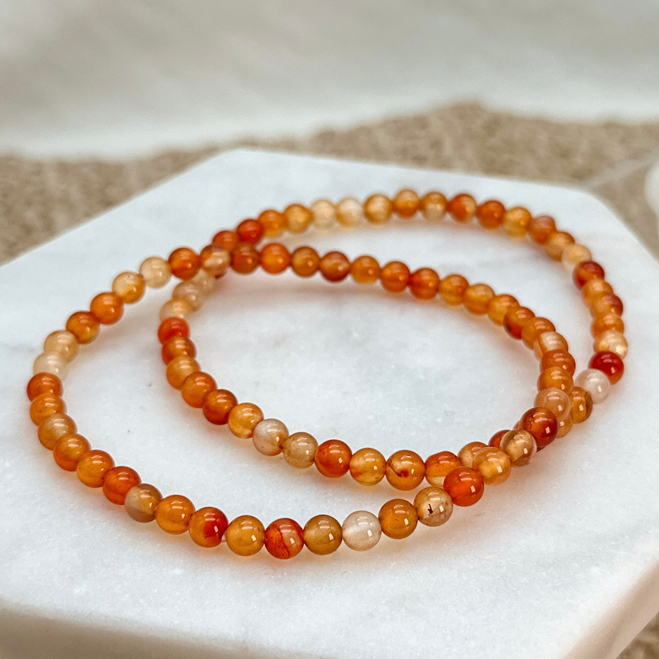 Karneol Armband 4 mm