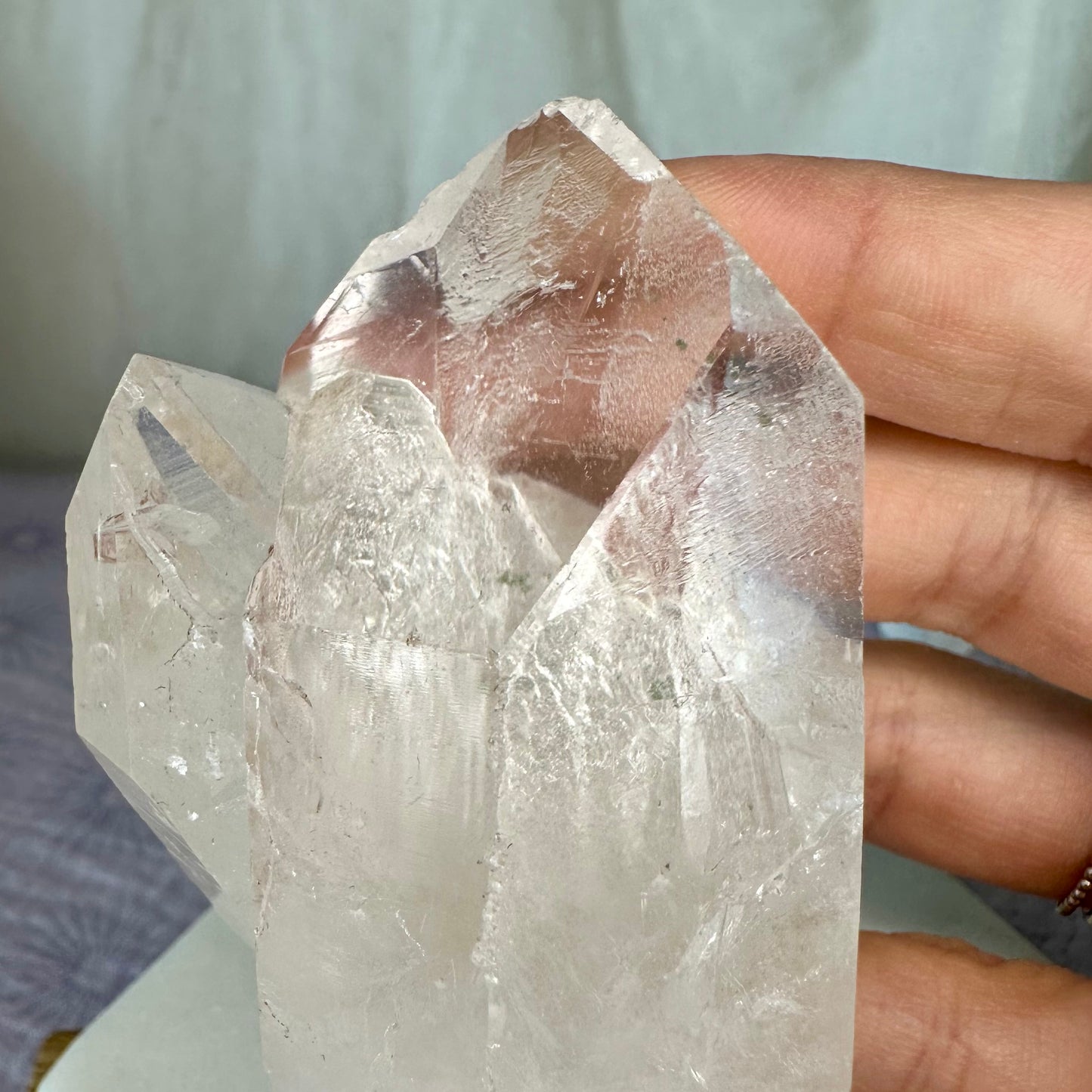 Bergkristall natürliche Spitze