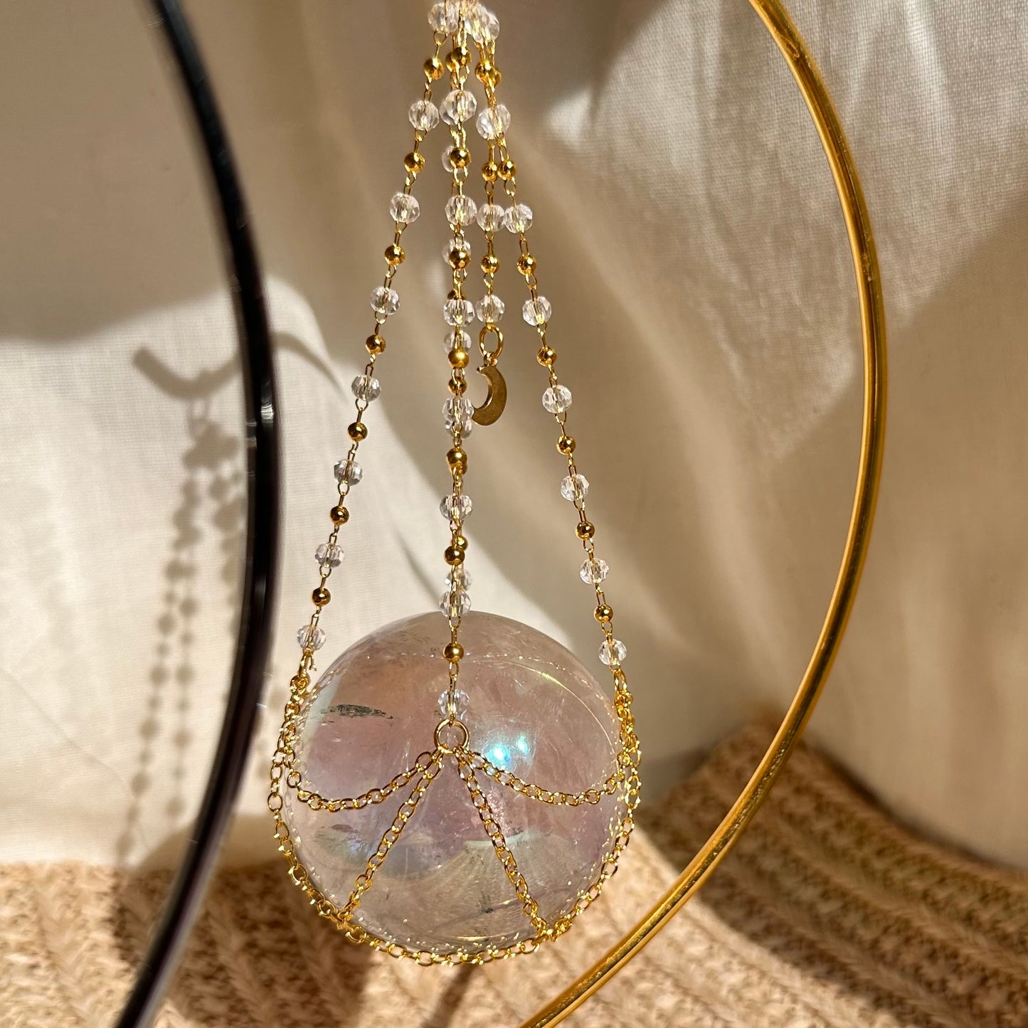 Kugelständer Schaukel (Gold und Silber)