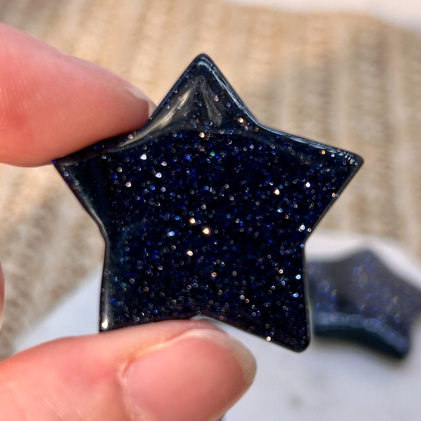 Blaufluss Mond und Stern