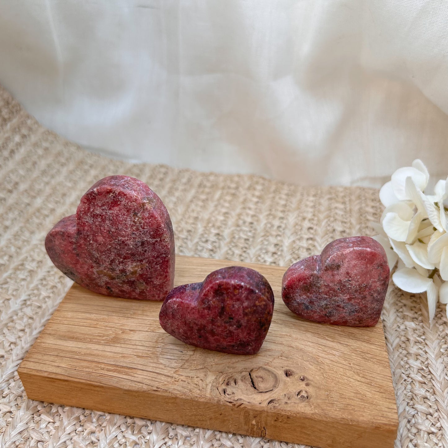 B-Ware Rhodonit Herz