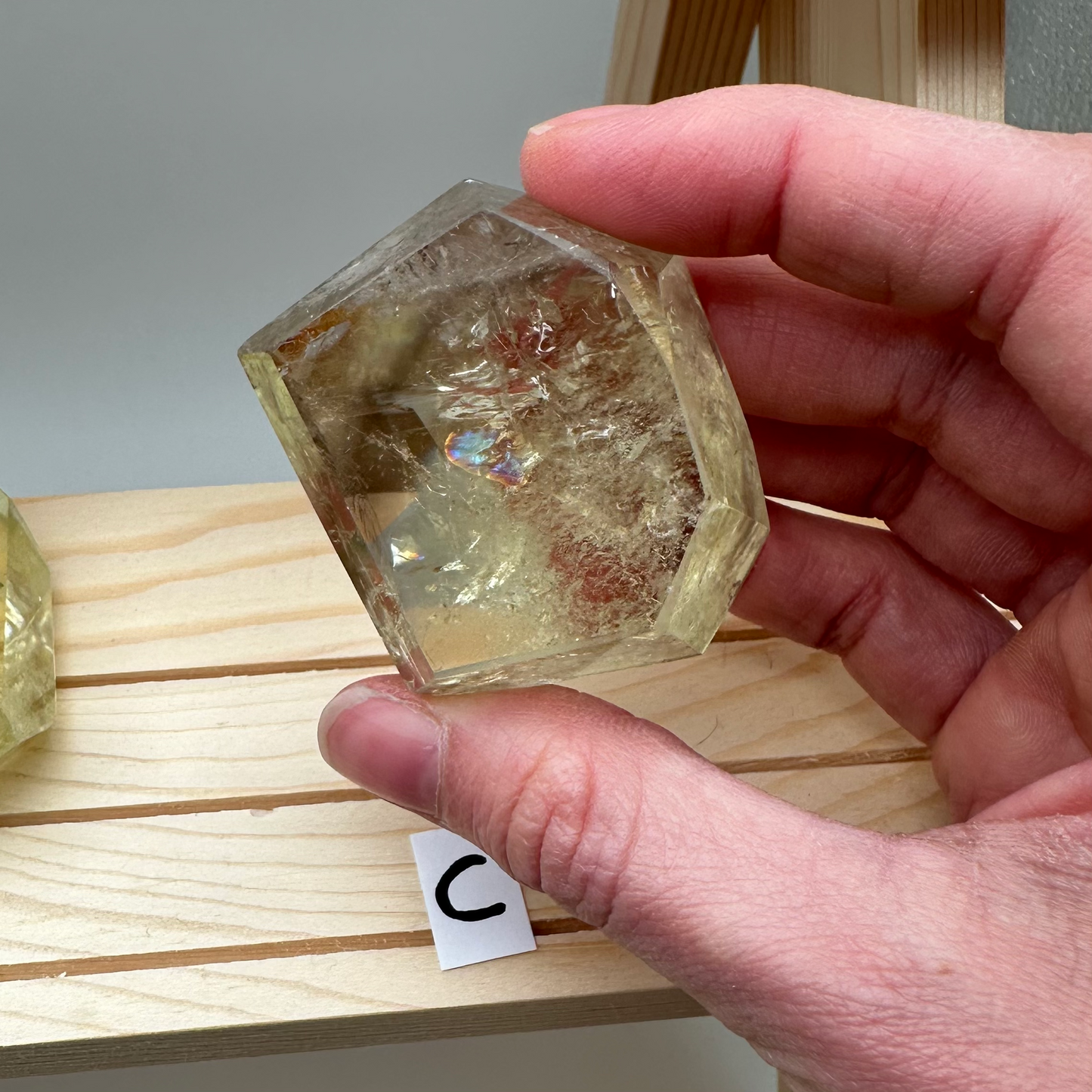 Citrin Freiformen thermisch behandelt - Crystales