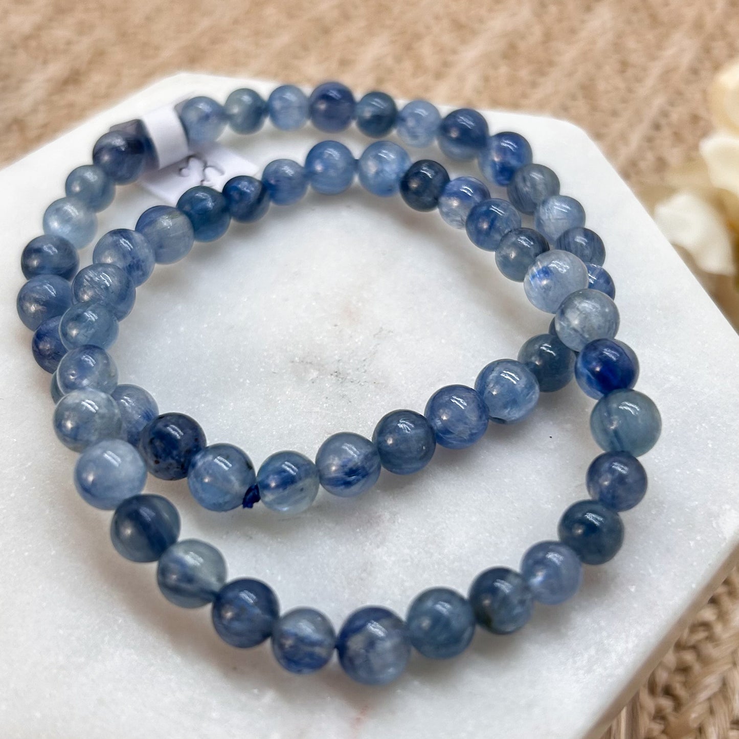 Kyanit / Disthen Armband 6-6,5 mm