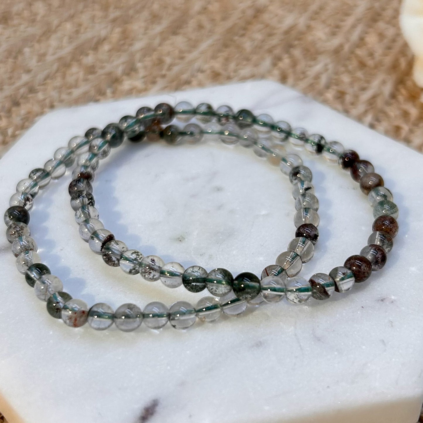 Gartenquarz Armband 4 mm