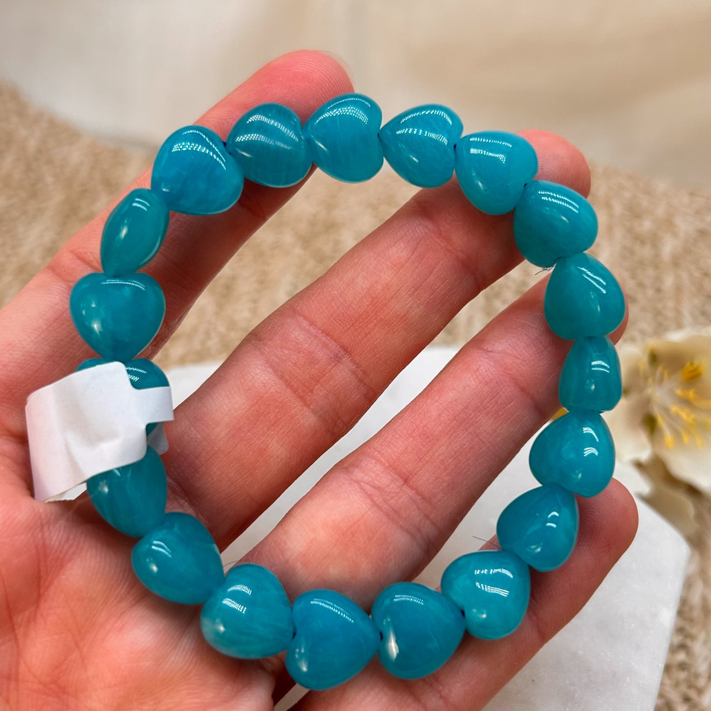 HQ Amazonit Herz Armband
