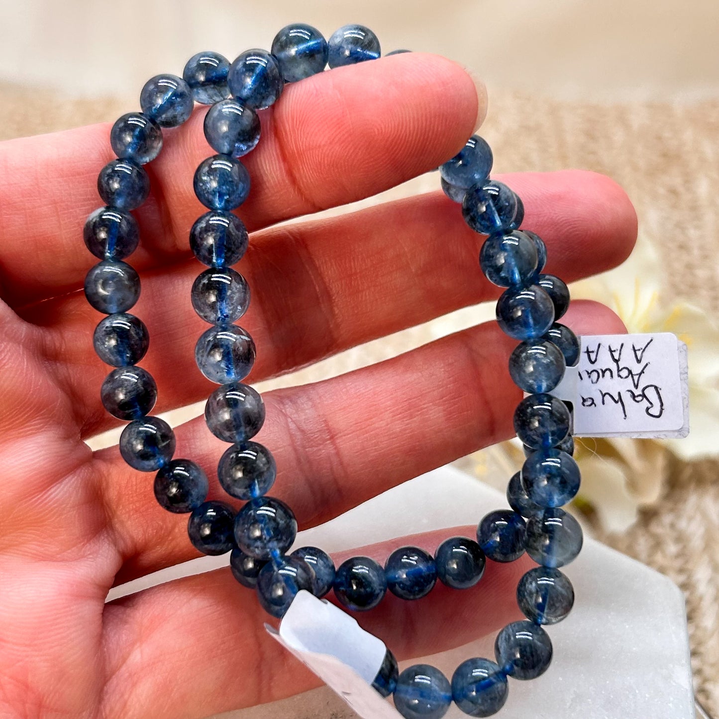 HQ Bahia Aquamarin Armband 6-6,5 mm