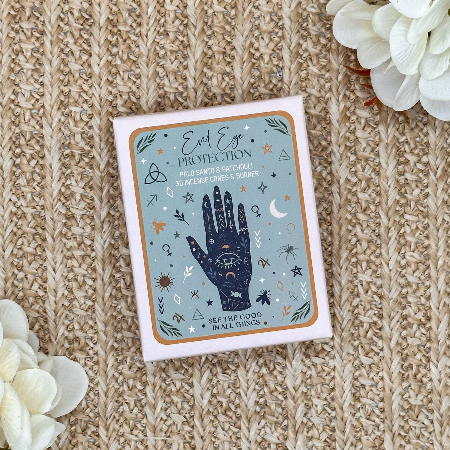 Evil Eye Protection Palo Santo & Patchouli Räucherkegel