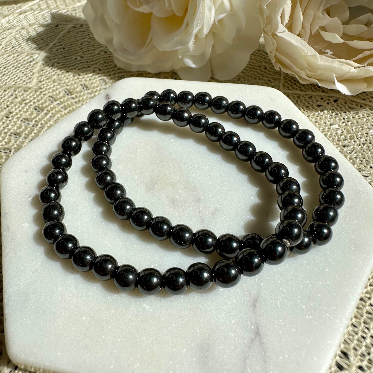 Haematit Armband 6 mm