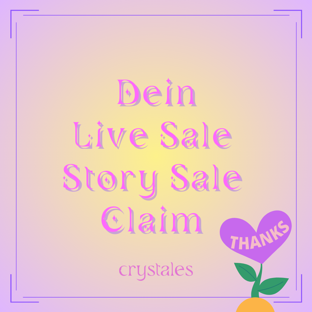 Dein Live und story sale claim Danke Bild
