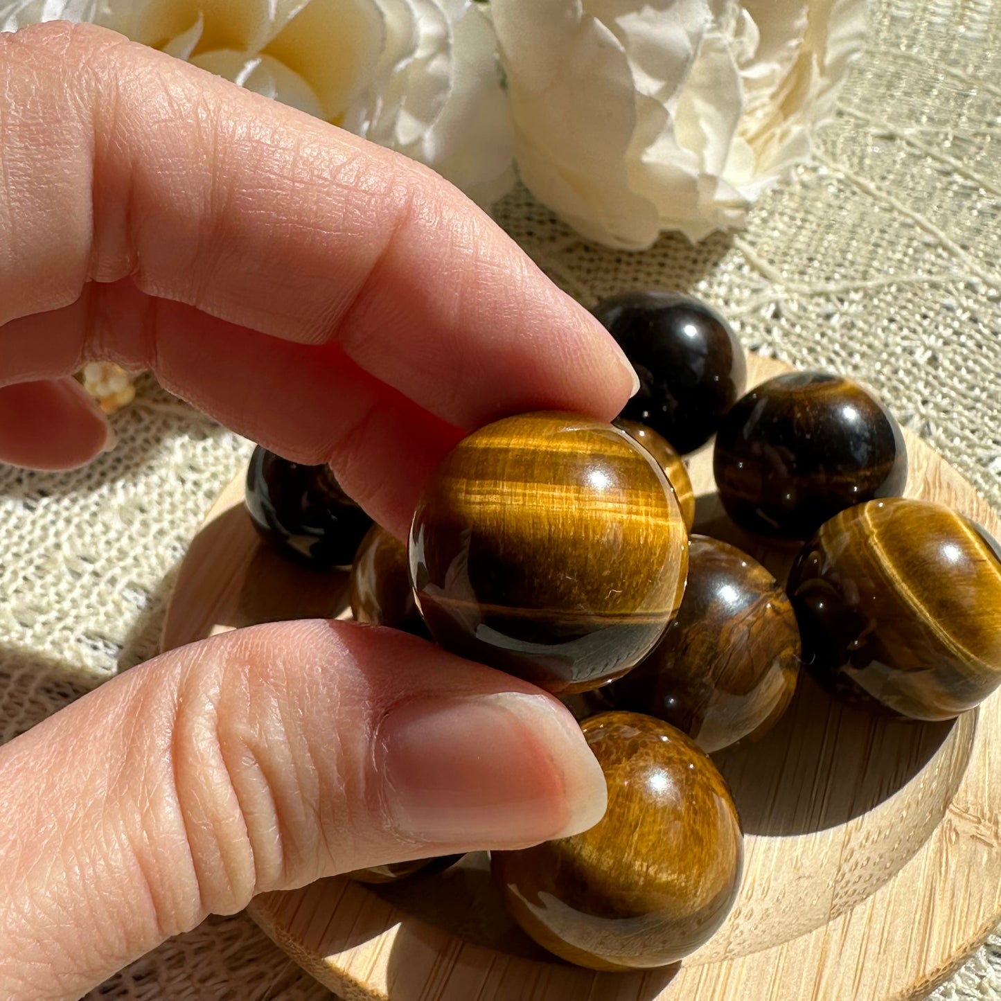 Tigerauge kugel klein