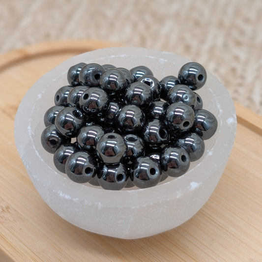 Hämatit edelsteinperle 6 mm