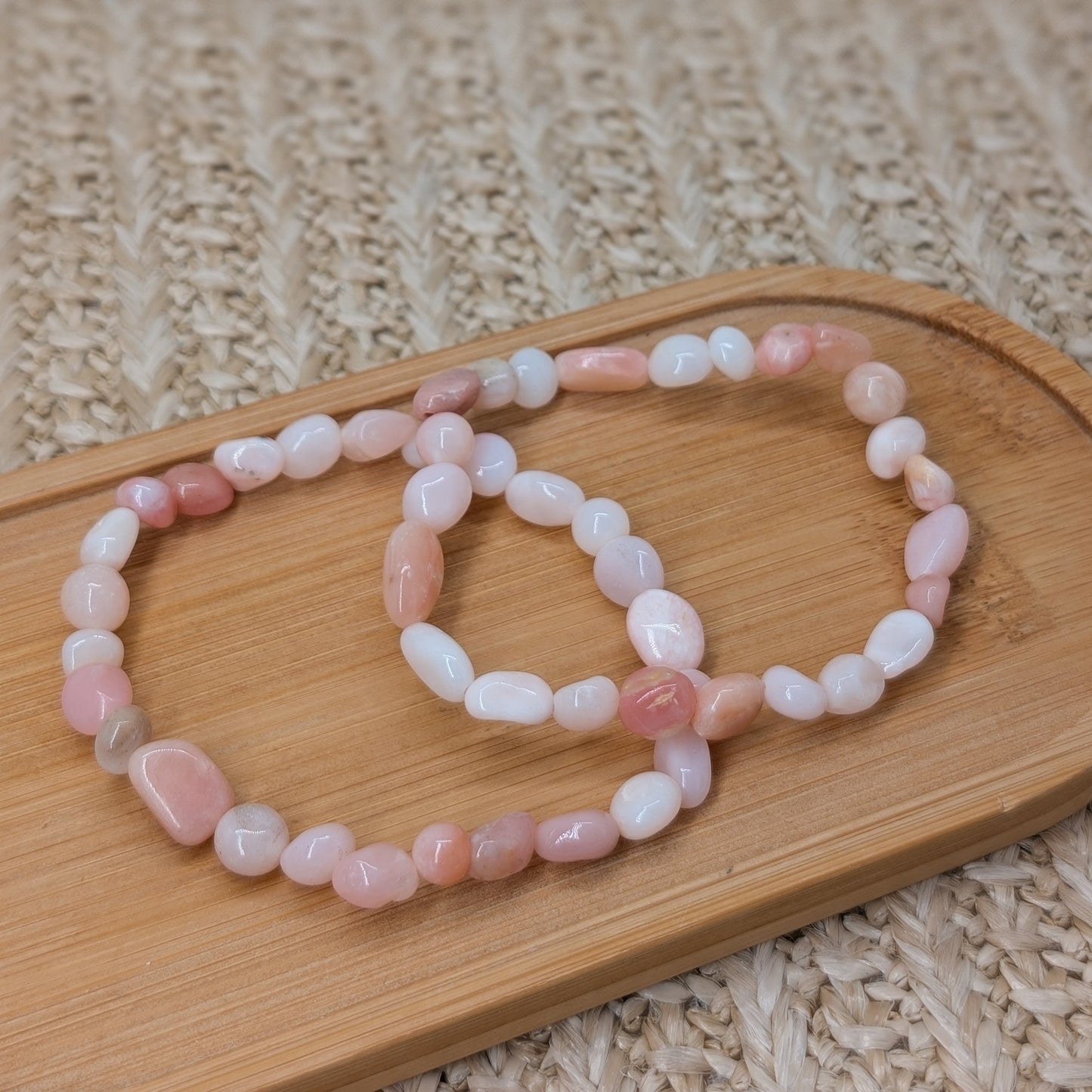 Rosa Andenopal Nugget Armband