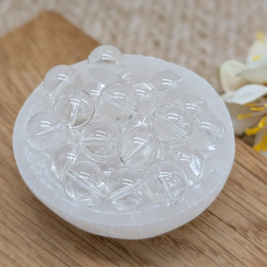 Bergkristall Perlen 10 mm