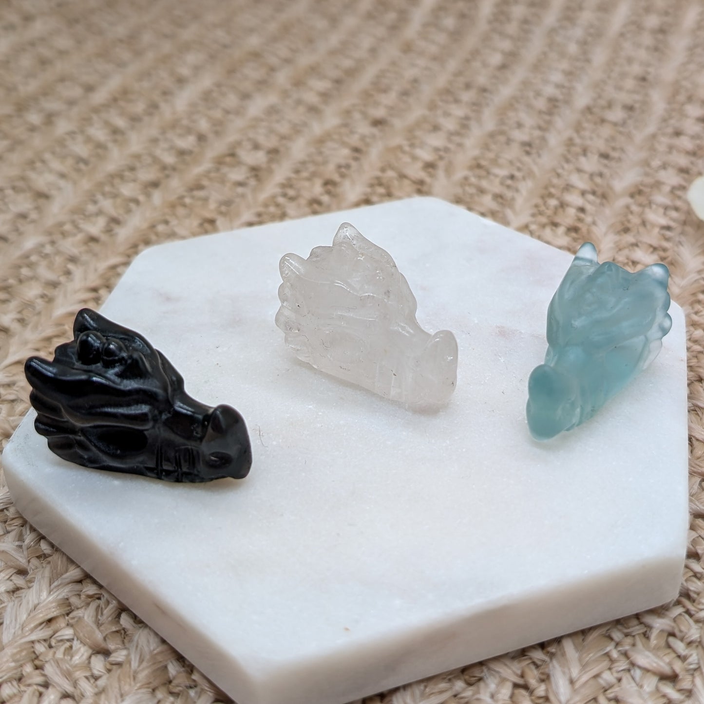 Kleine Drachenköpfe (3 Varianten)