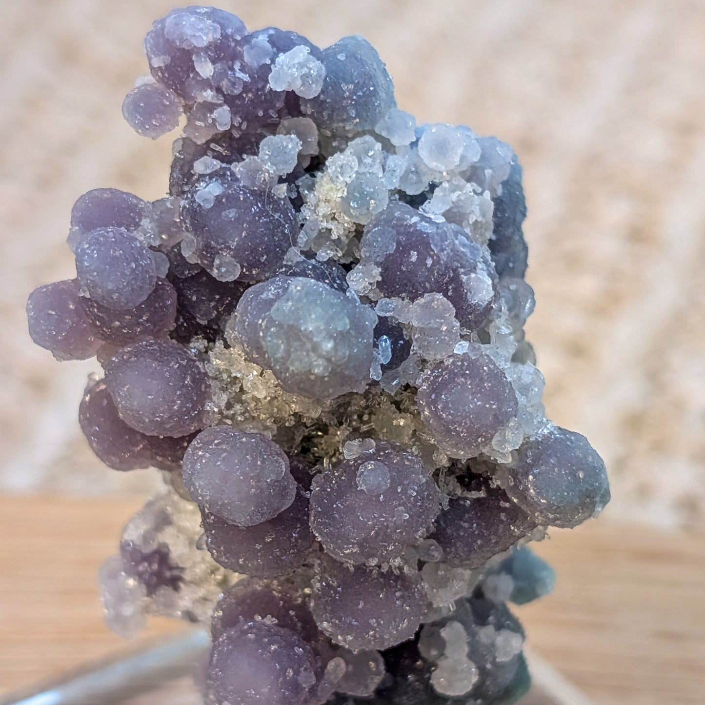 HQ funkelnder Traubenachat Rohstein