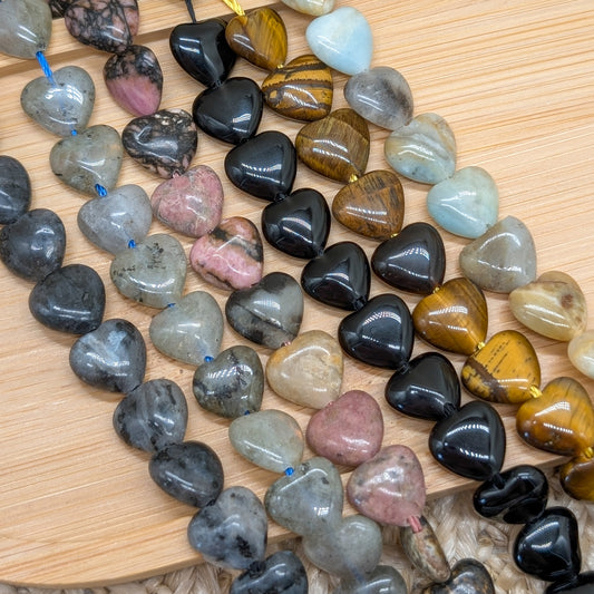 Herz Perle, sechs Varianten