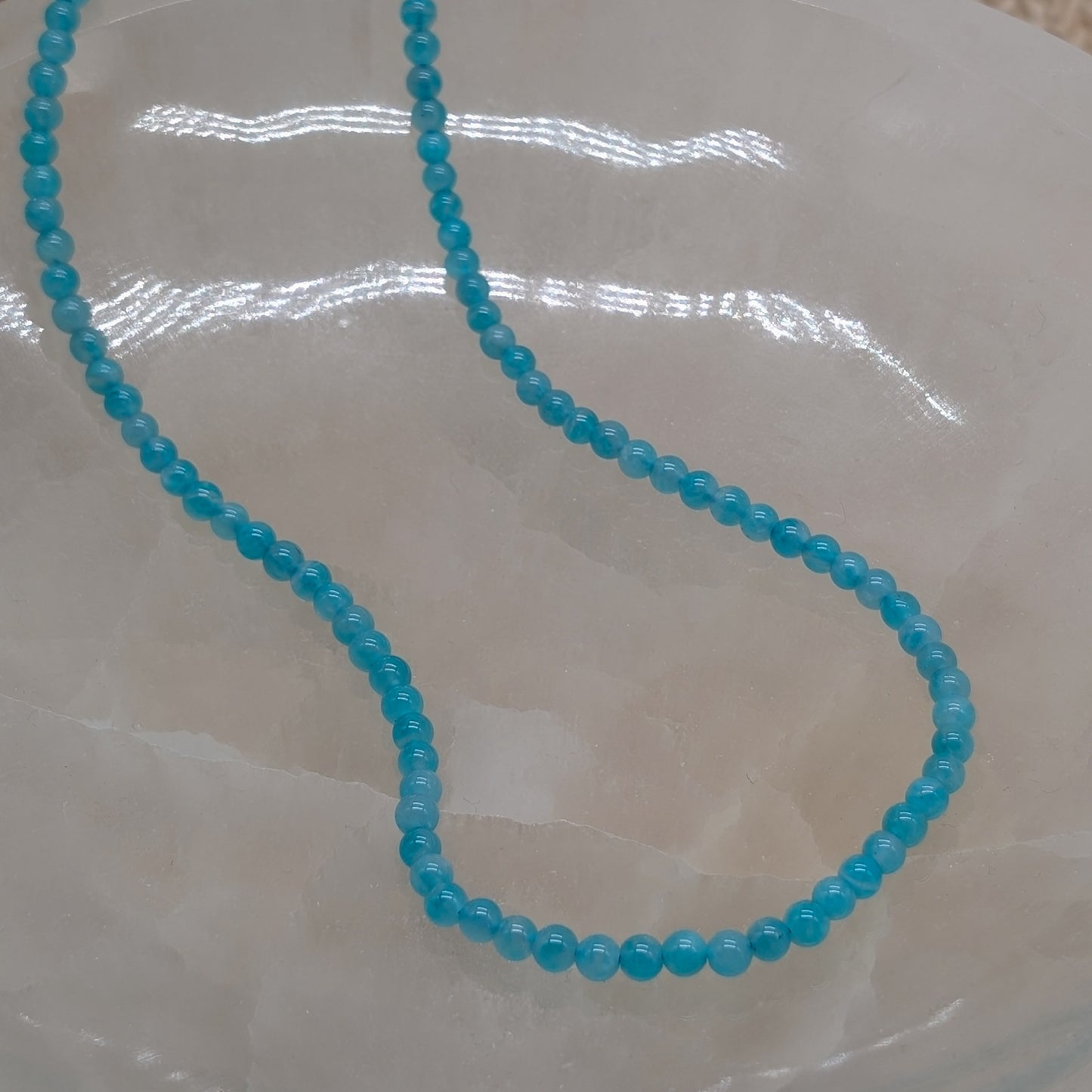 Amazonit Halskette 4 mm