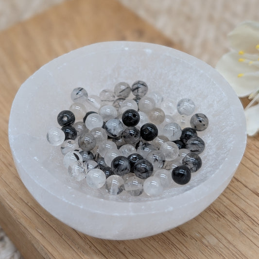 Turmalinquarz Perlen 4 mm