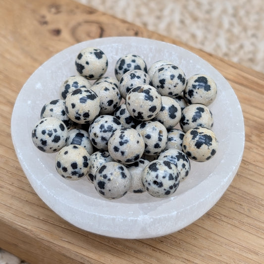 Dalamtinerjaspis Perlen 8 - 8,5 mm