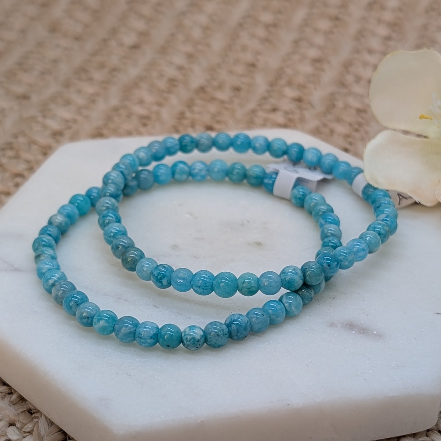 Amazonit Armband 4 mm