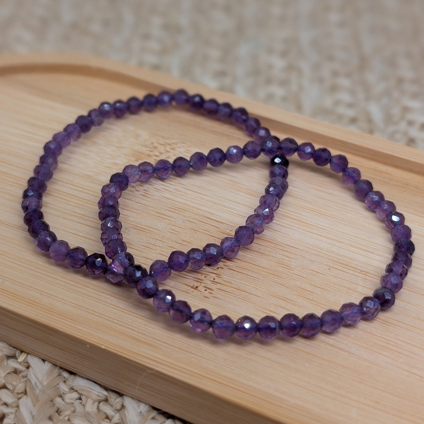 HQ Amethyst Armband facettiert 4mm