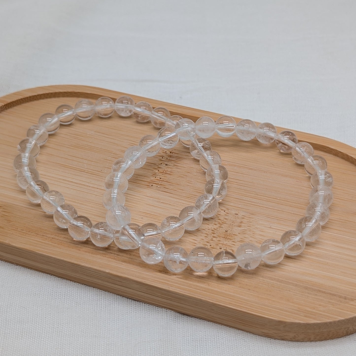 XL Bergkristall Armband 8 mm