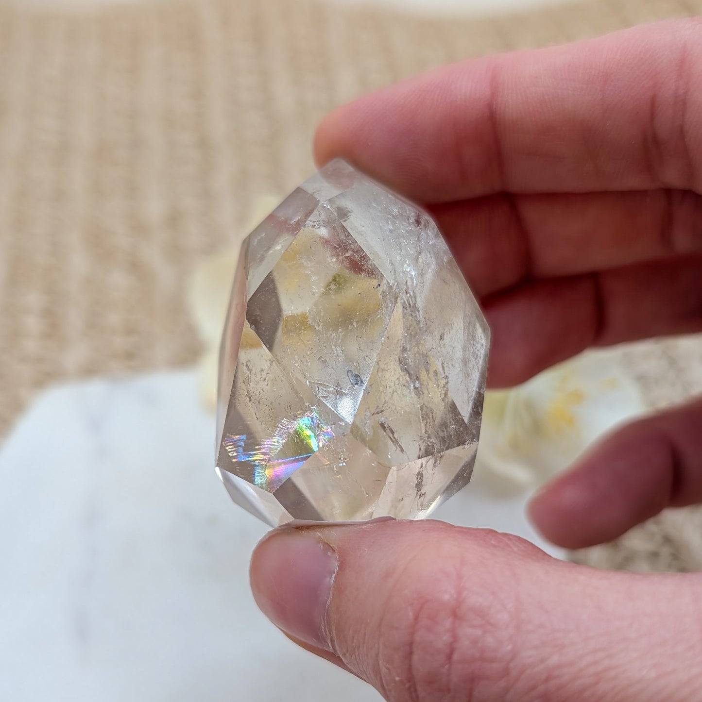 Rauchiger Bergkristall Diamant